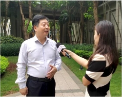 陈铁军厅长接受央视记者采访